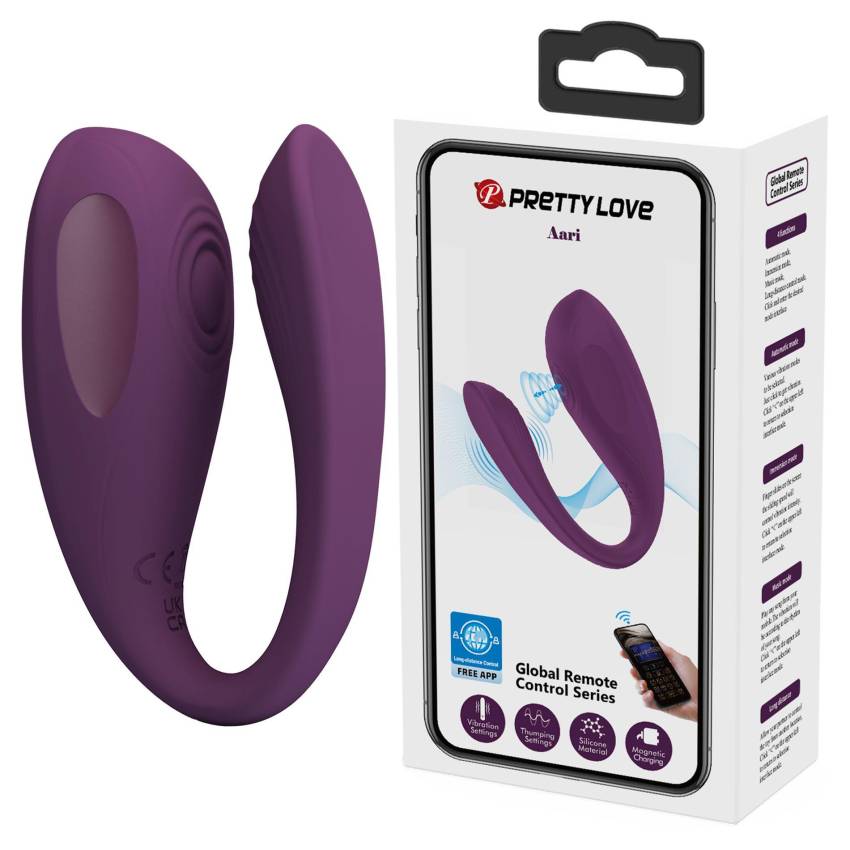 PRETTY LOVE   Aari, 10 vibration functions Mobile APP Long distance Control 10 thumping functions