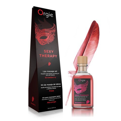 Żel LIPS MASSAGE KIT STRAWBERRY   100 ML