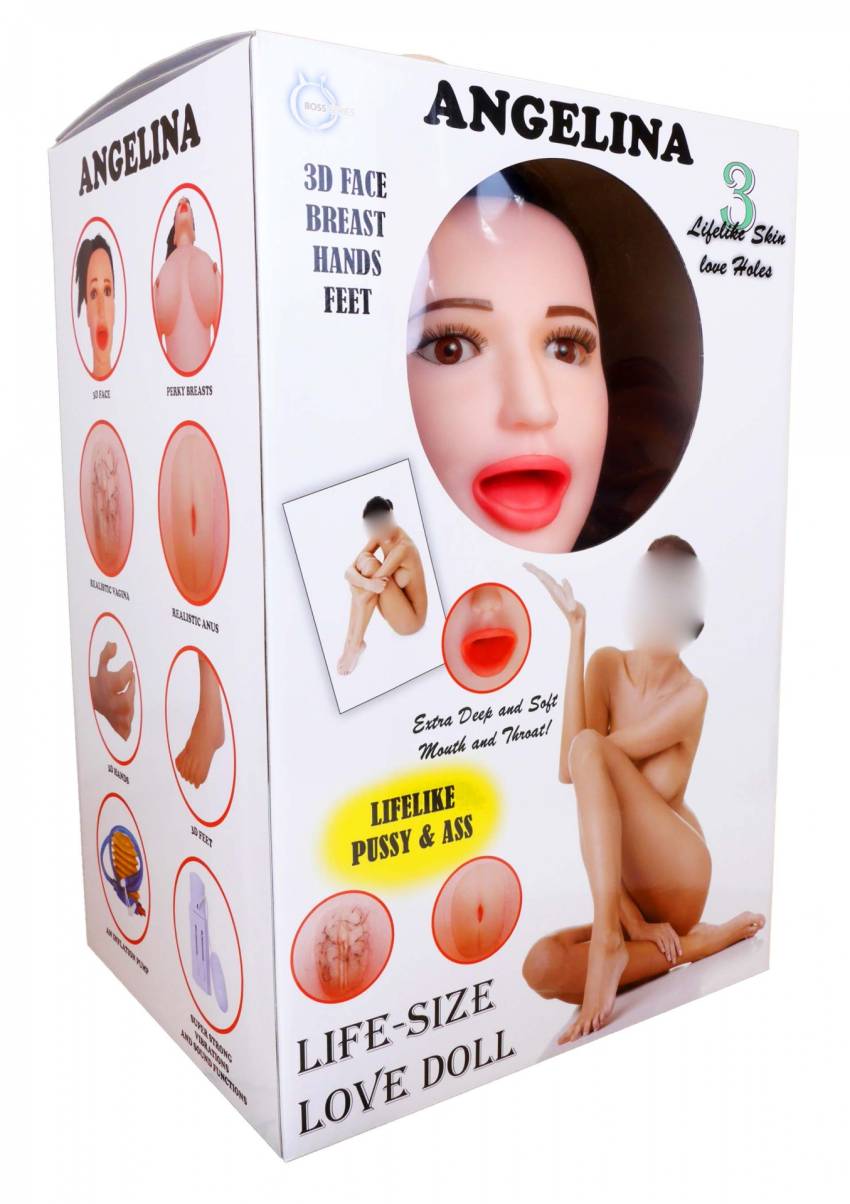 Lalka  ANGELINA 3D   Vibrating