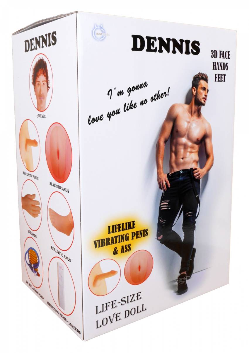 Lalka  DENNIS 3D   Vibrating