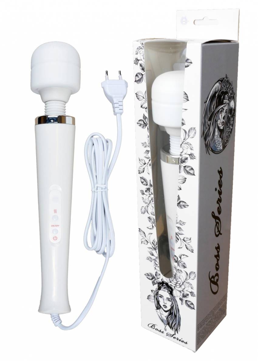 Stymulator Magic Massager Wand Cable 110 240V White 10 Function