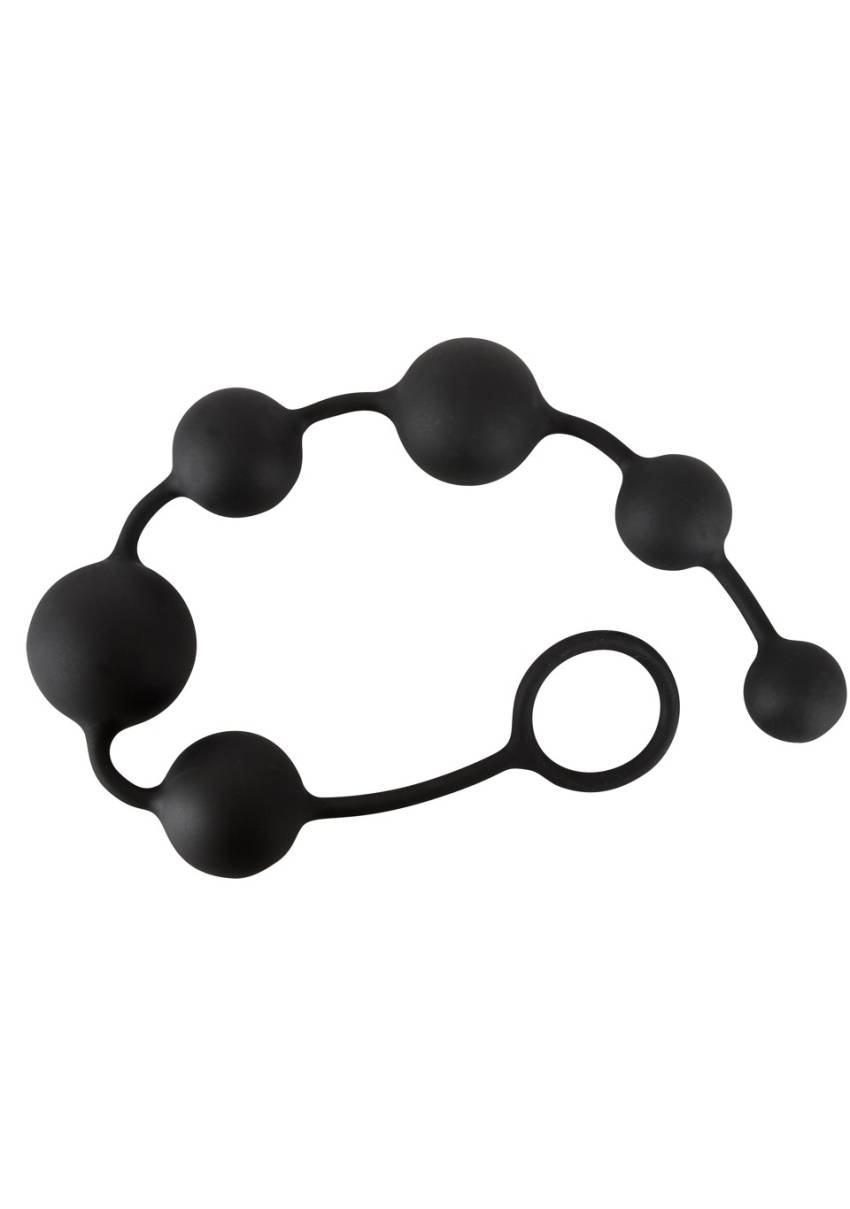 Black Velvets Anal Beads - obrazek 2