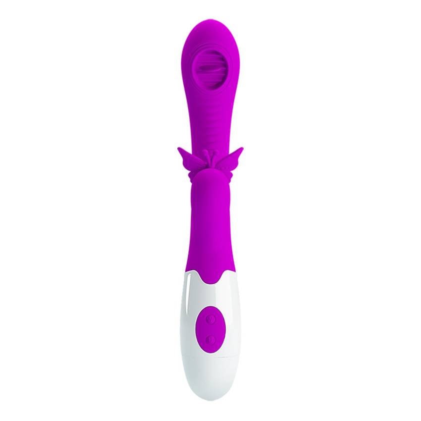 PRETTY LOVE   Moth, 12 vibration functions 3 licking settings - obrazek 2