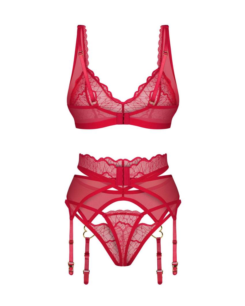 Cupide Desir komplet 3 częściowy  L/XL - obrazek 2