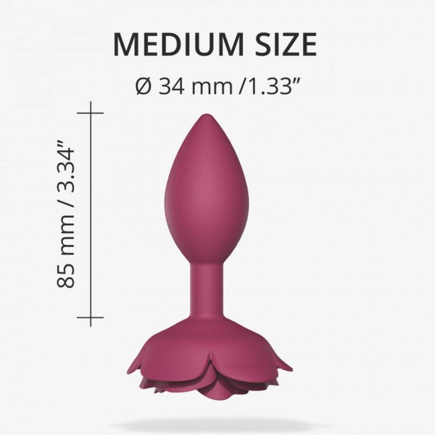 OPEN ROSES M SIZE   PLUM STAR - obrazek 2