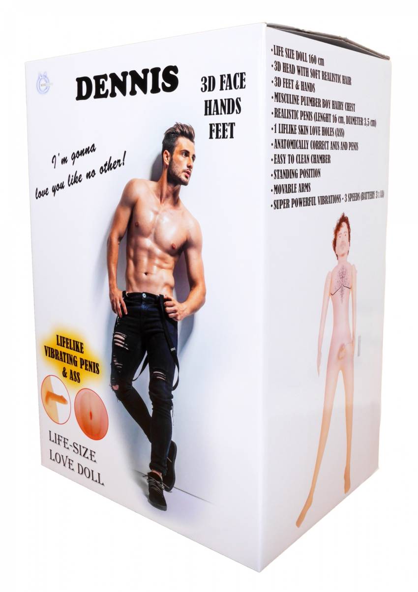 Lalka  DENNIS 3D   Vibrating - obrazek 5