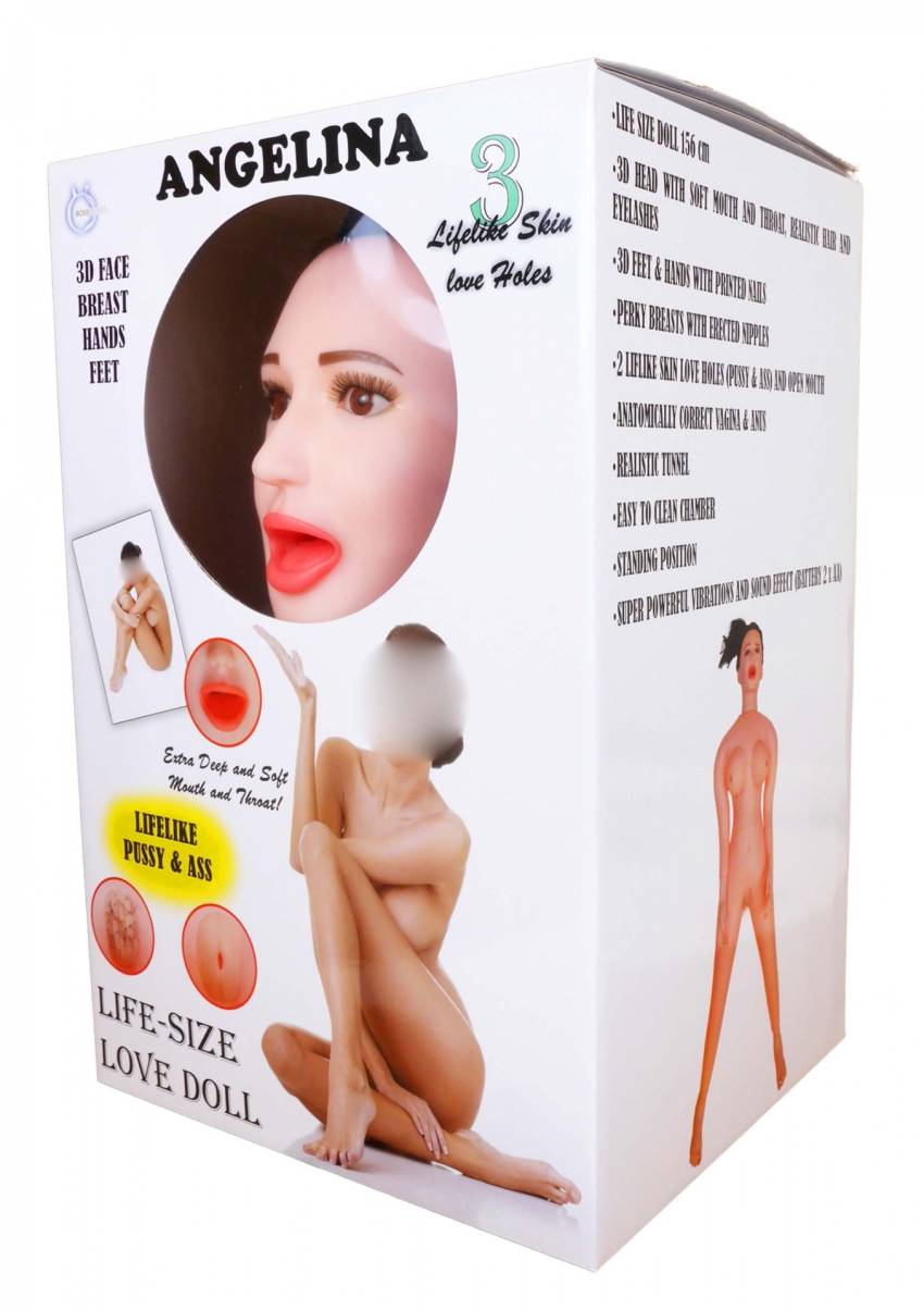 Lalka  ANGELINA 3D   Vibrating - obrazek 6
