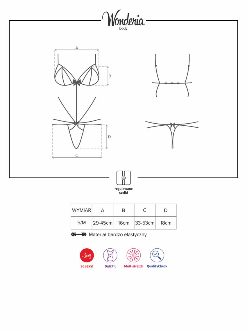 Bielizna Wonderia body  S/M - obrazek 7
