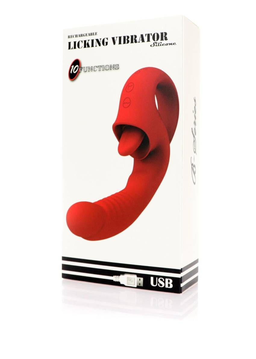 Wibrator   Rechargeable Licking Vibrator USB 10 Functions - obrazek 7