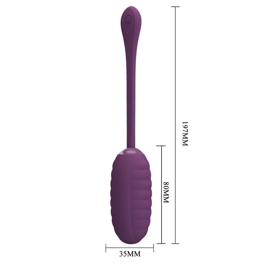PRETTY LOVE   CASPER Purple 12 vibration functions Mobile APP remote control - obrazek 7