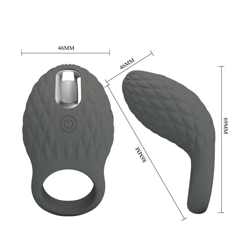 PRETTY LOVE   Master ring, 7 vibration functions, Memory function - obrazek 6