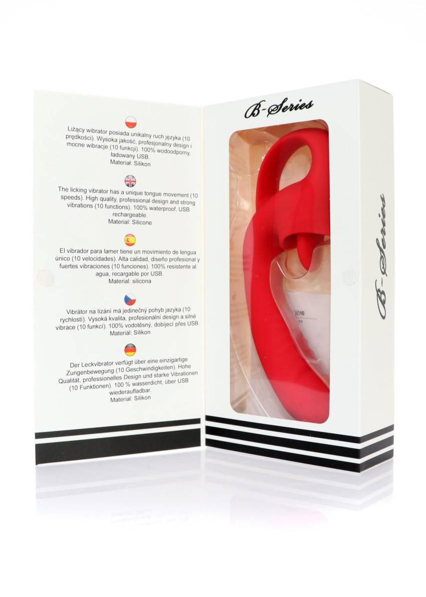 Wibrator   Rechargeable Licking Vibrator USB 10 Functions - obrazek 8