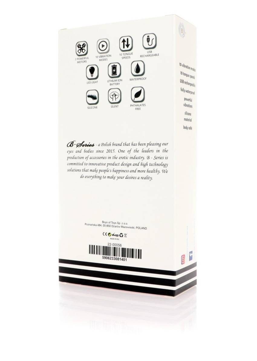 Wibrator   Rechargeable Licking Vibrator USB 10 Functions - obrazek 9