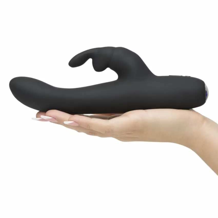Wibrator - Fifty Shades of Grey Greedy Girl Rechargeable Slimline Rabbit Vibrator - obrazek 3