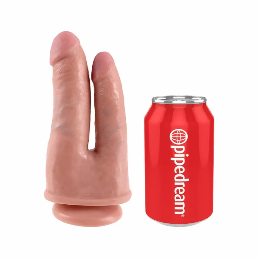 King Cock - Penis dildo podwójny - obrazek 4