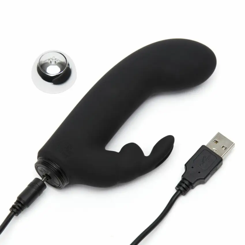 Wibrator - Fifty Shades of Grey Greedy Girl Rechargeable Mini Rabbit Vibrator - obrazek 3