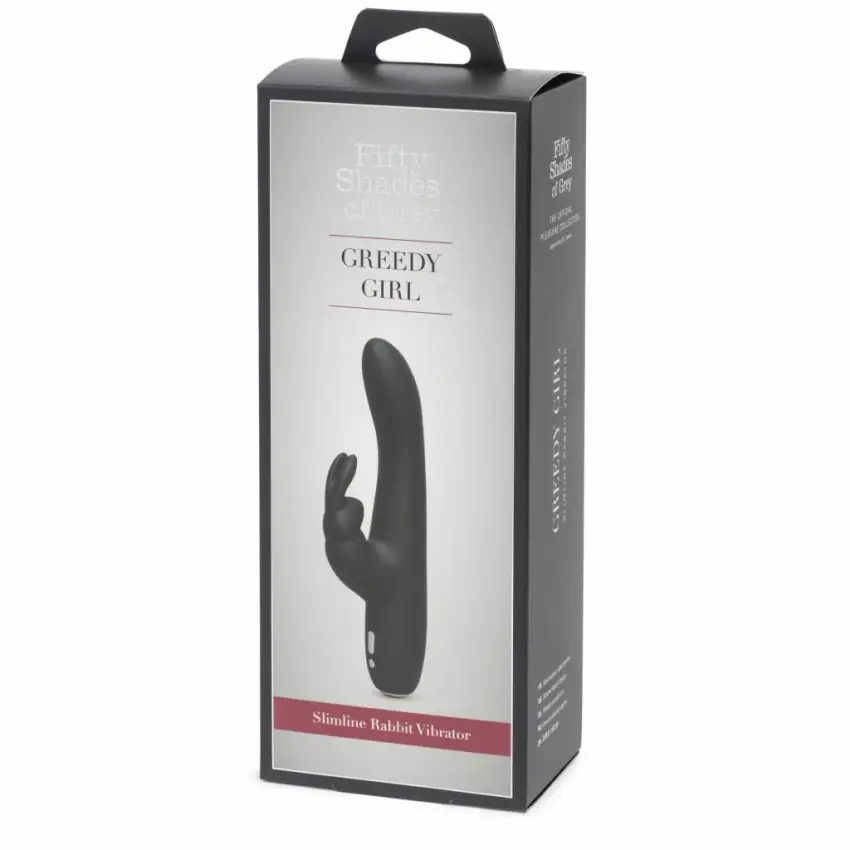 Wibrator - Fifty Shades of Grey Greedy Girl Rechargeable Slimline Rabbit Vibrator - obrazek 7