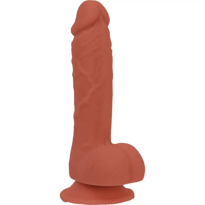 Addiction - Realistyczne Dildo Steven 19 cm Karmelowe - obrazek 2