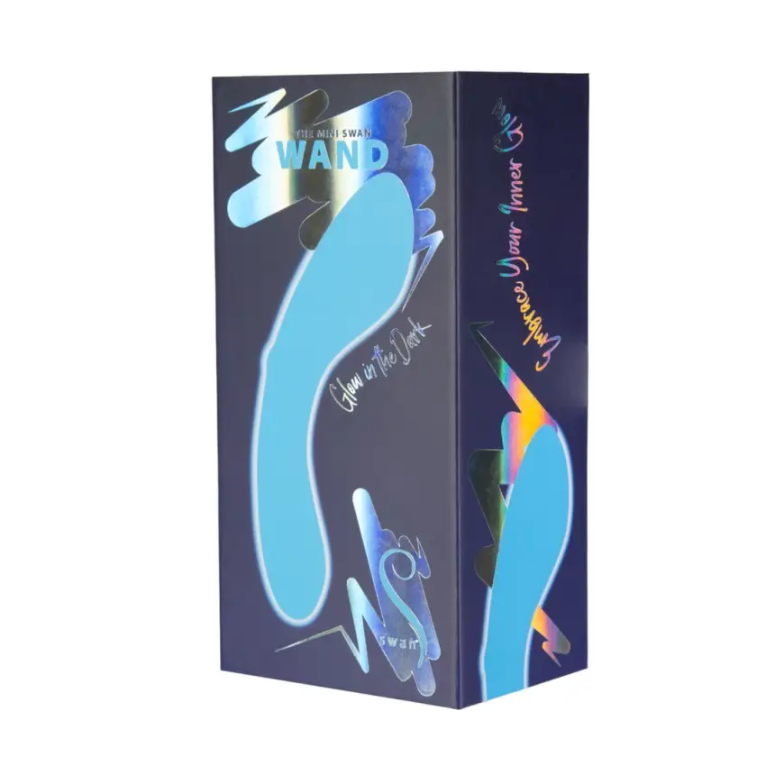 Swan - Mini Wibrator Do Stymulacji The Mini Swan Wand Niebieski - obrazek 7