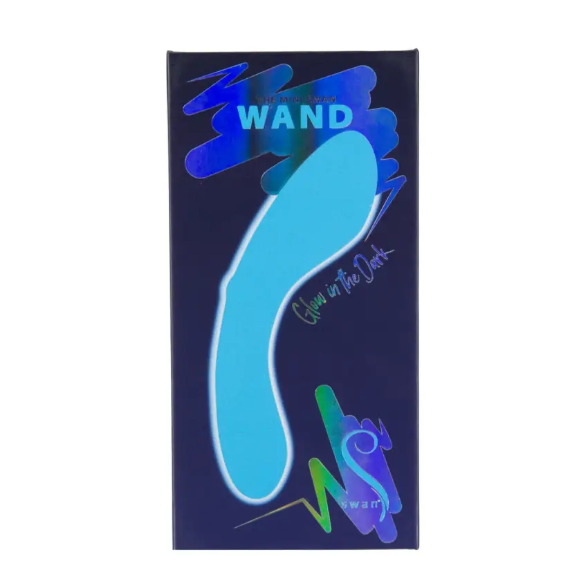 Swan - Mini Wibrator Do Stymulacji The Mini Swan Wand Niebieski - obrazek 6