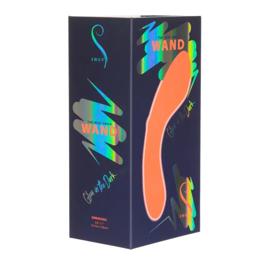 Swan - Mini Wibrator Do Stymulacji The Mini Swan Wand Pomarańczowy - obrazek 9