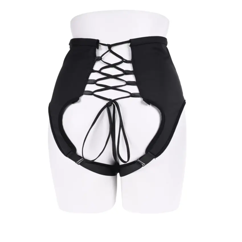 Sportsheets - Seksowny Gorset W Stylu Strap-On Czarny - obrazek 5
