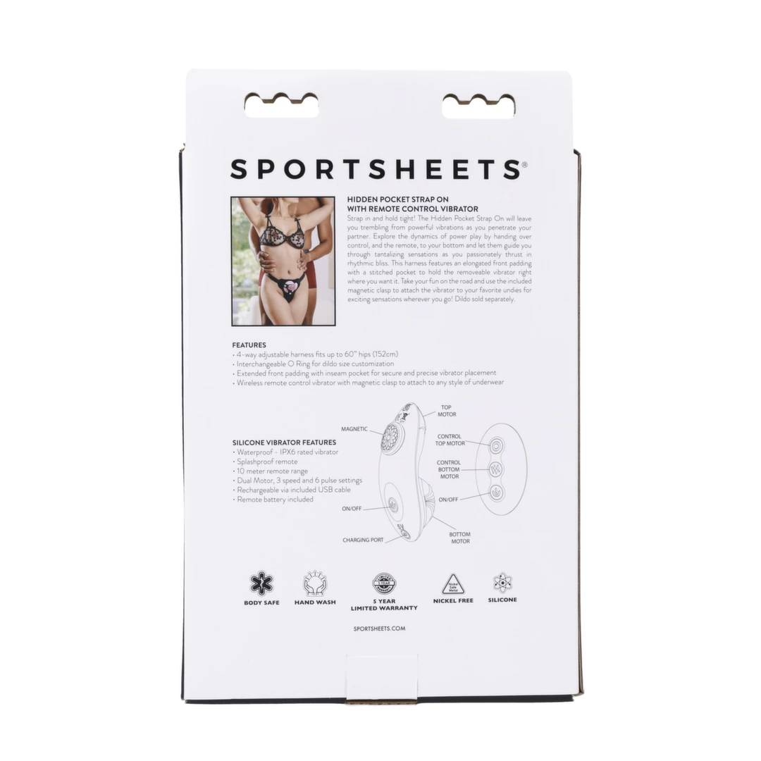 Sportsheets - Uprząż / pasek z ukrytą kieszonką 8 Sportsheets - Uprząż / pasek z ukrytą kieszonką - obrazek 8