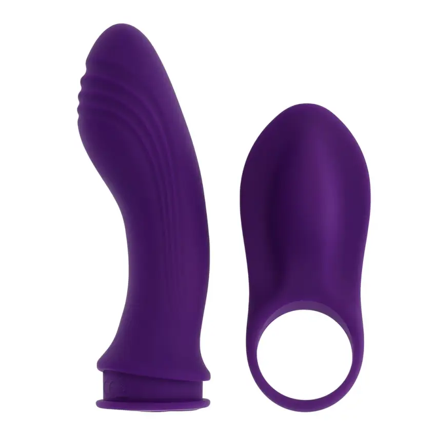 Playboy Pleasure - Wibrator 3w1 Dla Par Mix & Match Fioletowy - obrazek 9