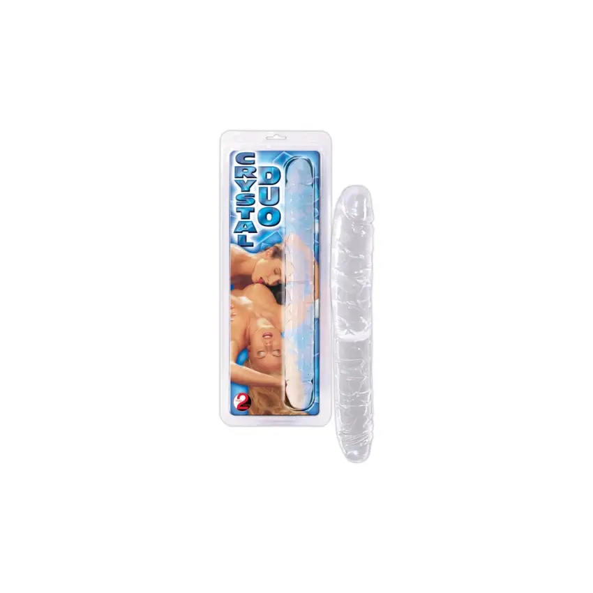 Crystal - Podwójne Krystaliczne Dildo 34cm - obrazek 6