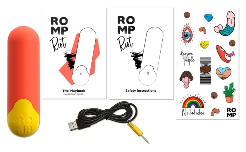 ROMP - Mini Wibrator Pocisk Dyskretny 7 cm Riot - obrazek 6