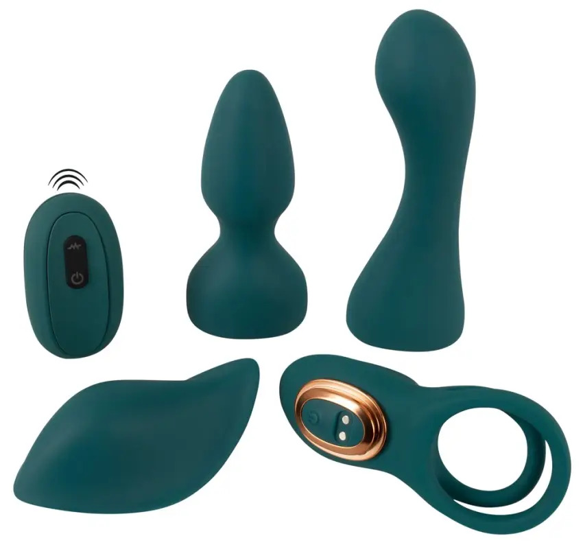 Couples Choice - Zestaw Mini Wibratorów Dla Par 4 szt Zielone - obrazek 2