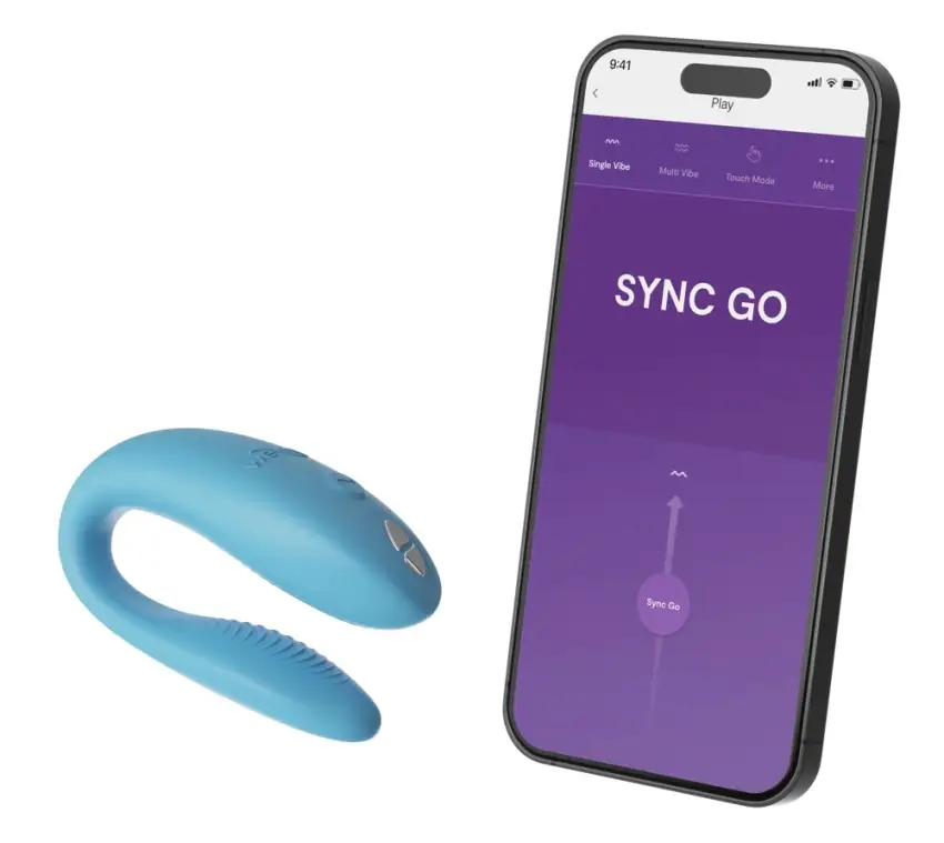 We-Vibe - Wibrator Dla Par Zdalnie Sterowany Sync Go Turquoise - obrazek 7