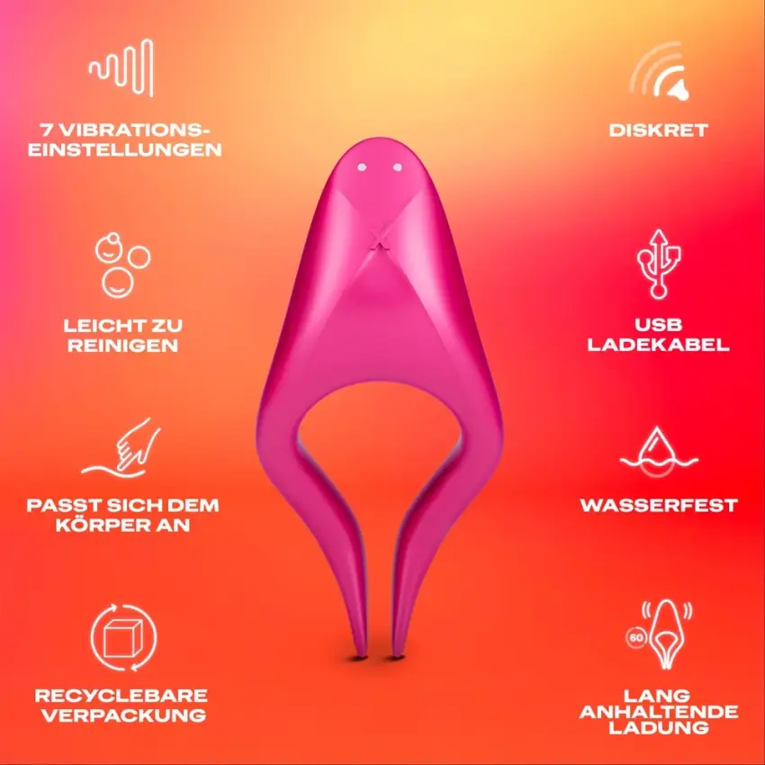 Durex Play Multistimulator - Wibrator Dla Par Wielofunkcyjny Na Penisa Sutki I Łechtaczkę - obrazek 7