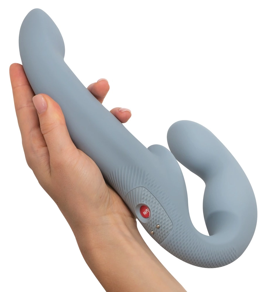 Fun Factory - Podwójne Dildo Z Wibracjami Share Vibe Pro Cool Szare 5 Fun Factory - Podwójne Dildo Z Wibracjami Share Vibe Pro Cool Szare - obrazek 5
