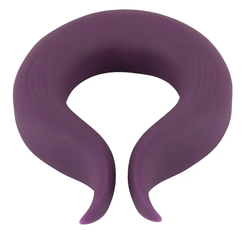 Couples Choice - Wibrator W Kształcie Pierścienia - Fioletowy - obrazek 2
