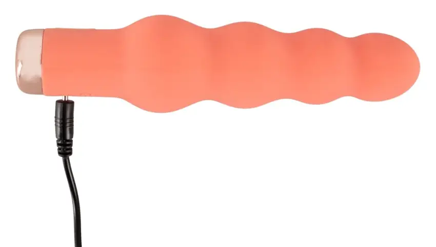 Peachy - Mini Wibrator Z Koralikami I 10 Trybami Wibracji Pomarańczowy - obrazek 5
