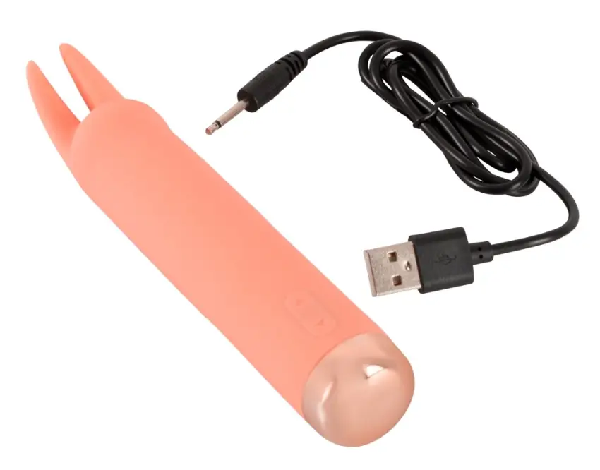 Peachy - Mini Wibrator Z Vibro-Uszami Pomarańczowy - obrazek 7