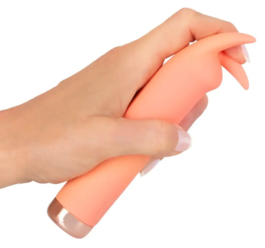 Peachy - Mini Wibrator Z Vibro-Uszami Pomarańczowy - obrazek 6