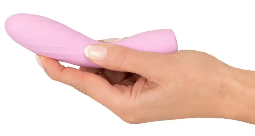 Cuties - Poręczny Mini Wibrator Z Rowkami Różowy - obrazek 5