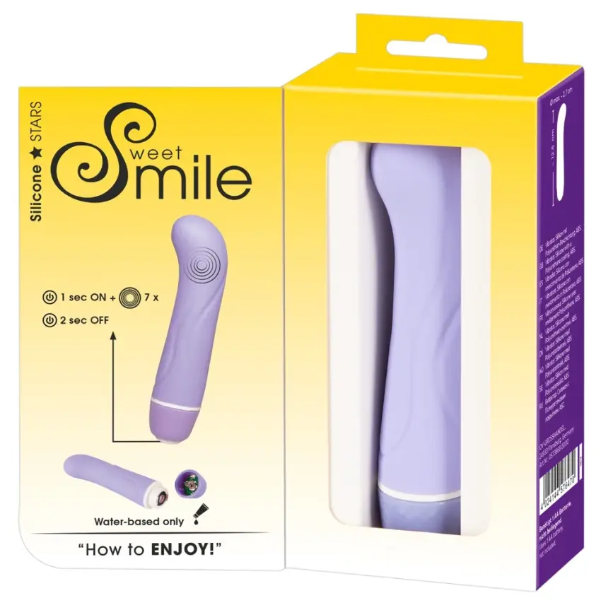 Sweet Smile - Potężny Fioletowy Mini Wibrator Do Punktu-G - obrazek 7
