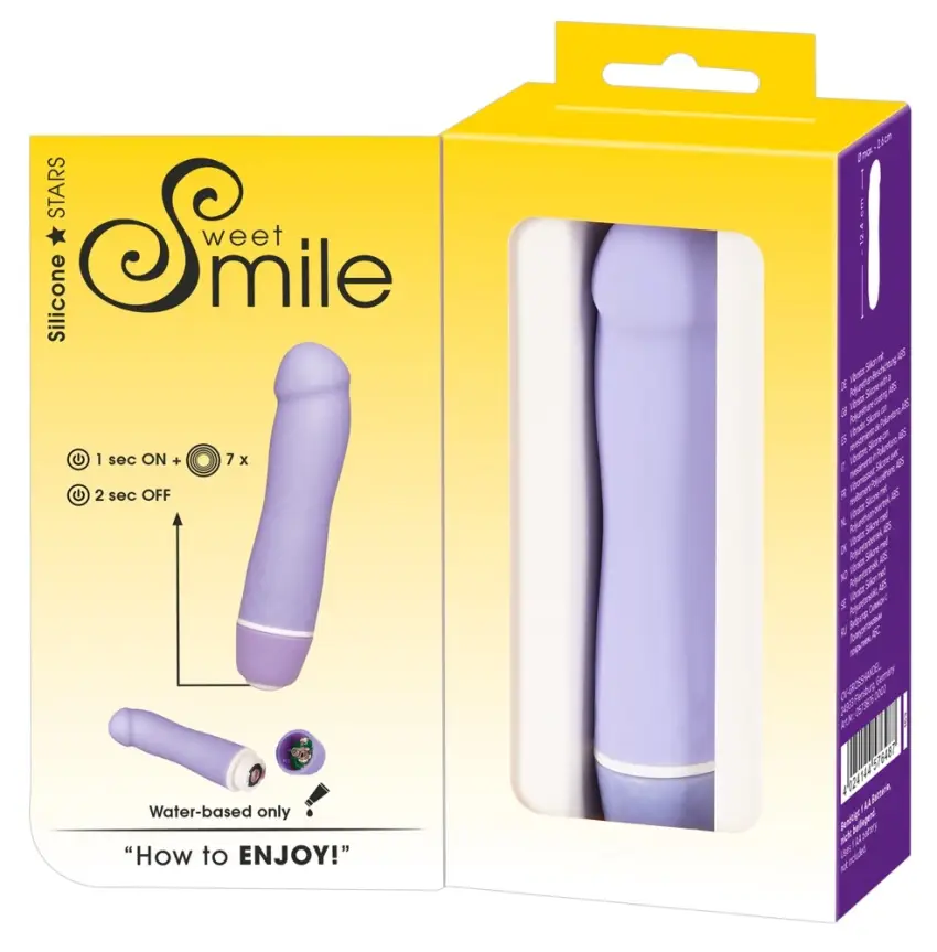 Sweet Smile - Fioletowy Mini Wibrator Z Żołędziem I 7 Trybami Wibracji - obrazek 5