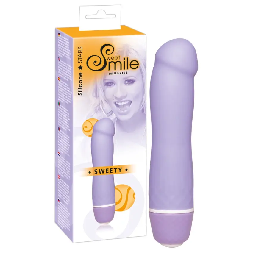 Sweet Smile - Fioletowy Mini Wibrator Z Żołędziem I 7 Trybami Wibracji - obrazek 6