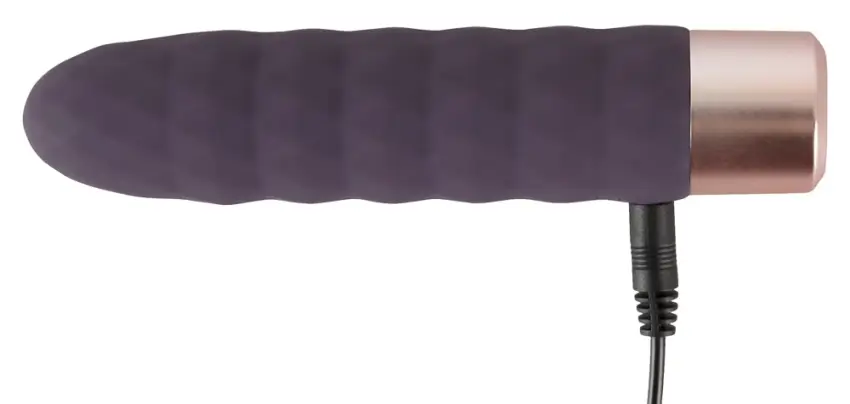 Elegant Series - Wibrator Prążkowany Stymulujący 15cm - obrazek 5
