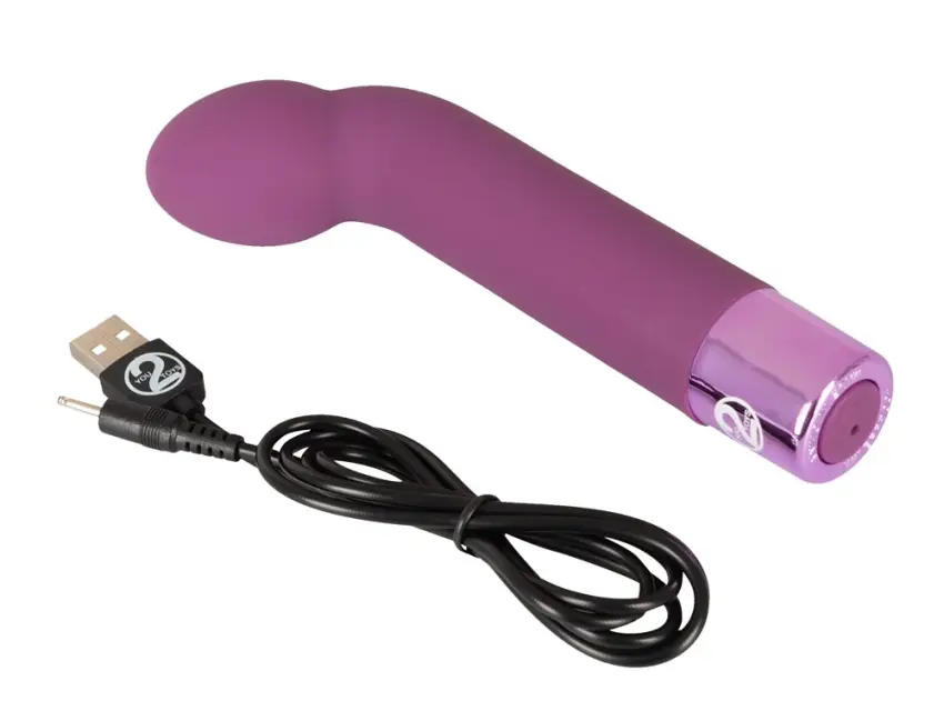 Elegant Series - Wibrator Do Stymulacji Punktu-G Fioletowy 16cm - obrazek 6