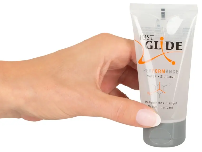 Just Glide Performance - Lubrykant Medyczny Na Bazie Wody I Silikonu 50 ml - obrazek 3