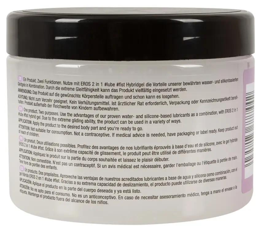 EROS - Lubrykant Hybrydowy 2w1 #lube #fist 500 ml - obrazek 4
