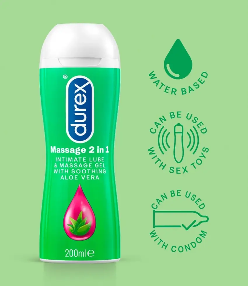 Durex Play 2in1 - Żel Aloesowy Masujący I Smarujący 200ml - obrazek 3