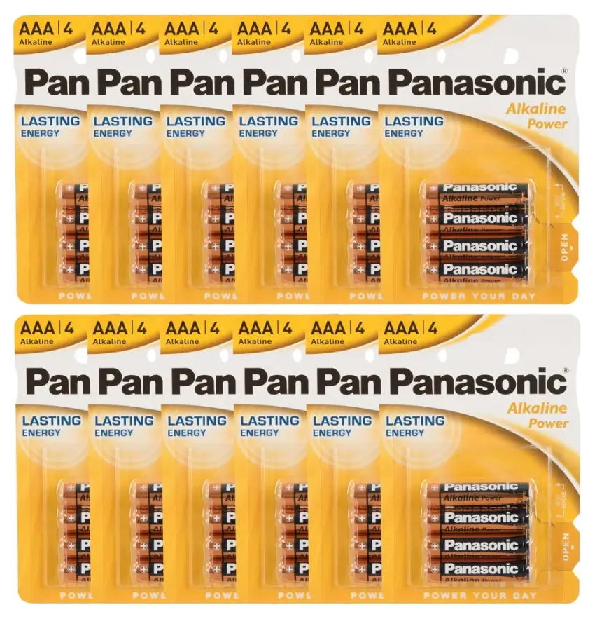 Panasonic - Baterie Panasonic AAA 12x4 - obrazek 2