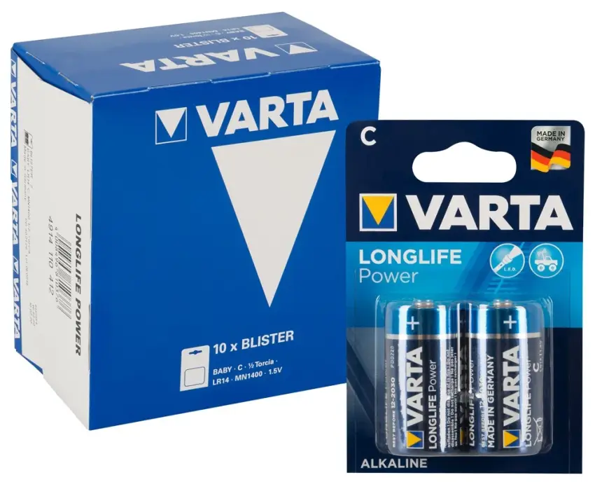 Varta - Bateria LR14 1,5 V 1400 mAh C 10x2 - obrazek 2