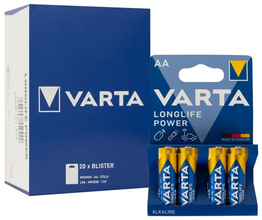 Varta - Baterie LR6 AA 20x4 - obrazek 2
